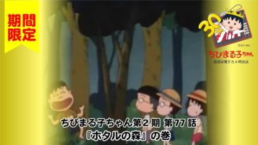ちびまる子ちゃん　アニメ 第2期   第77話『ホタルの森』の巻